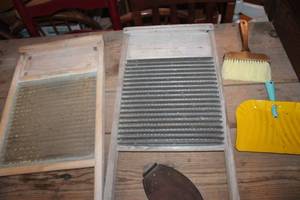 lot 2511 image: Antique Wash Boards and More