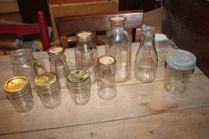 lot 2527 image: Vintage Milk Bottles and More
