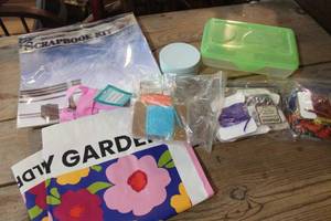 lot 2569 image: Scrapbook Kit, Storage Box and More