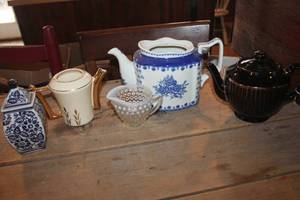 lot 2327 image: Vintage Tea Pots and More