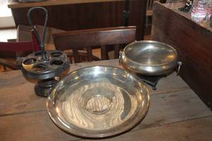 lot 2335 image: Antique Cruet Caddy and More