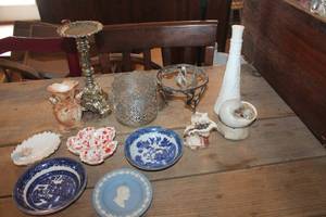lot 2346 image: Vintage Candle Holders and More