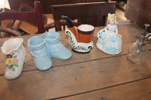 lot 2377 image: Vintage Planters and More