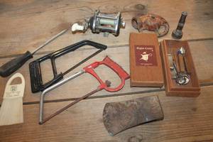 lot 2392 image: Vintage Hand Saws and More