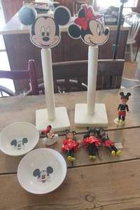 lot 2432 image: Vintage Mickey Mouse Dolls and More