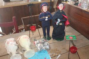 lot 2445 image: Vtg. Byers Salvation Army Dolls & More