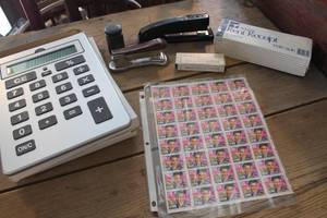 lot 2449 image: Elvis Stamps, Staplers and More