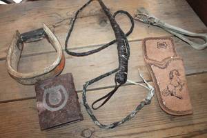 lot 2453 image: Vintage Stirup, Whip and More