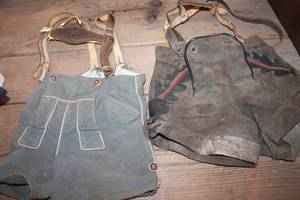lot 2468 image: Vtg. German Lederhosen Childs Shorts