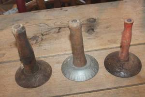 lot 2491 image: Antique Hog Scrapers