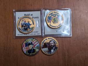 lot 1010 image: SCAFA Art Historical Commemorative Medal Coins- 5 ct