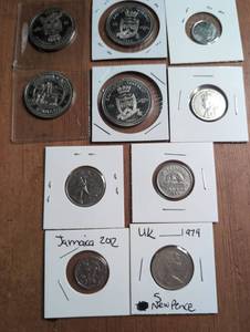 lot 1109 image: Mixed Coins Canada UK Jamaica 1939-2009 - 10 ct