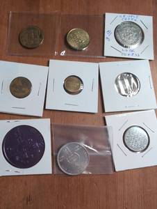 lot 1111 image: Tokens and Various Vintage Coins - 9 ct