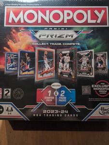 lot 3000 image: Panini Prizm Monopoly 2023-24 NBA Trading Cards 2nd Edition Starter Pack -Sealed