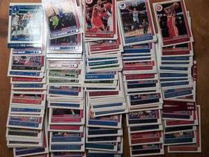 lot 5006 image: NBA Hoops Basketball Trading Cards Large Lot Including Luka Doncic, Tyrese Haliburton, Devin Brooke