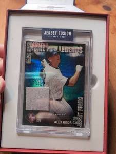 Jersey Fusion All Sports 2021 Edition Authentic Player Worn Swatch Trading Card