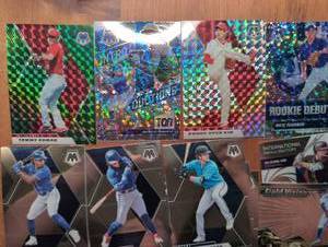lot 6004 image: Mosaic Baseball Trading Cards Various Players Including Mondesi, Bo Bichette, Jack Flaherty and more -30 ct