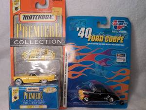 lot 7020 image: Matchbox Premiere Collection 1957 T-Bird  CarQuest 40 Ford Coupe Die-Cast&nbsp