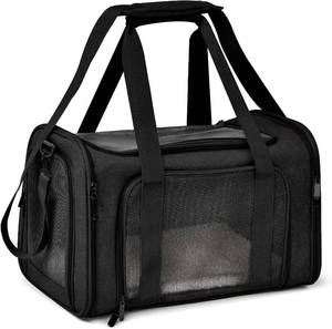 lot 765 image: Henkelion Cat & Dog Carrier, Soft Sided TSA Approved, Up to 15lbs