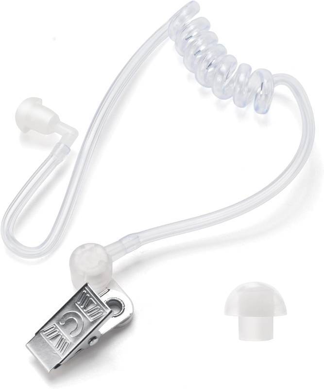 lot 64190 image: Secret Spy Earpiece Headphones, FBI CIA Secret Service Earpiece Security Guard Costume Accessories, Agent Costume Props for Adult Halloween Cosplay, Man-in-Black Props