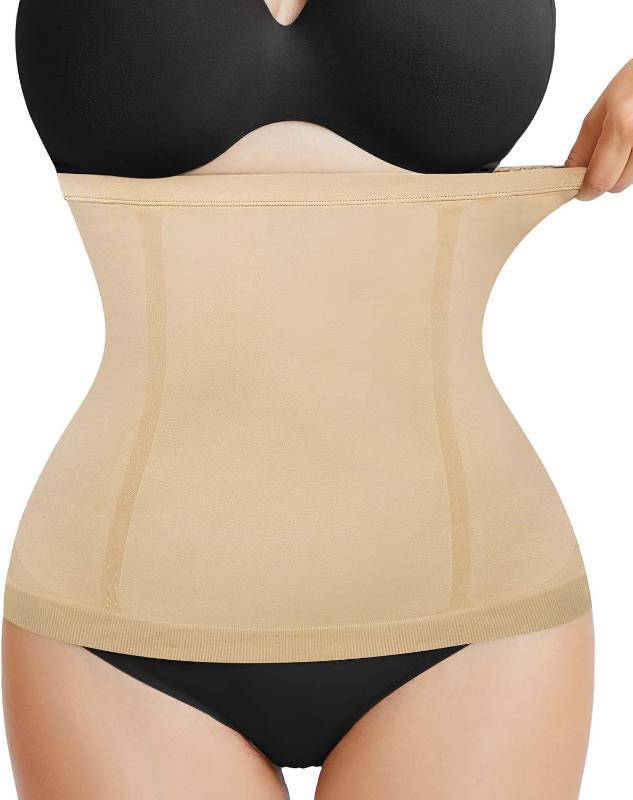 lot 65764 image: AOSBOEI Waist Trainer Shapewear Tummy Control Waist Cincher Girdle Body Shaper Postpartum Recovery Belt Belly Band Wrap