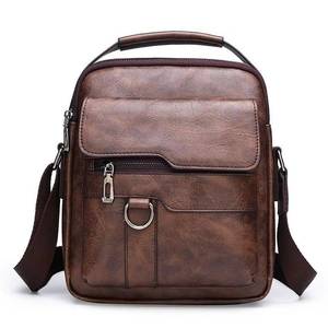lot 35592 image: NEW Crossbody PU Leather Waterproof Business Men Shoulder bag BROWN