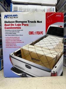 lot 85589 image: NEW Universal Highland 78 X 60 Deluxe Bungee Truck Cargo Net FITS ALL TRUCKS