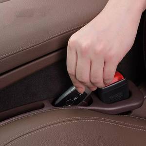 lot 96706 image: NEW Multi-Functional Portable Car Seat Side Gap Filler Plug Storage Slot Universal Anti Drop Stuff for Car Seat BLACK