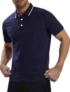 lot 2014 image: Mens Slim Fit Cotton Blend Polo Shirt Moisture Wicking Golf Business Casual  SIZE 3XL