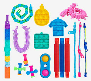 lot 65829 image: Orb 17-piece Sensory Fidget Toys Set