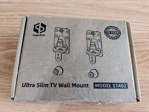 lot 1500 image: Supoline Ultra Slim TV Wall Mount Model S1402