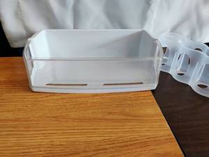 lot 1537 image: Refrigerator Replacement Door Shelf and Soda Can Holder