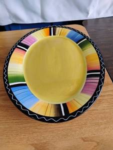 lot 1542 image: Paint Color Wheel Palette Display Plate 18 inch