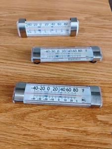 lot 1551 image: 3 Refrigerator Thermometers -40 to 80°F NSF