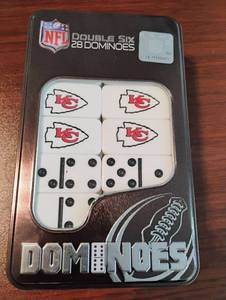 NFL Double Six 28 Dominoes Kansas City Chiefs
