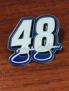 Number 48 Racing Enamel Pin Badge with Clutch Back