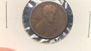 lot 4 image: 1917-S Lincoln Cent Penny Coin RC50