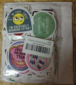 lot 106 image: Socialize by Accident Sticker Sheets Set DP60