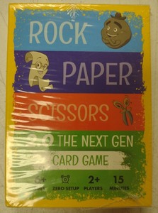 lot 123 image: Rock Paper Scissors The Next Gen Card Game 2 Players 15 Minutes