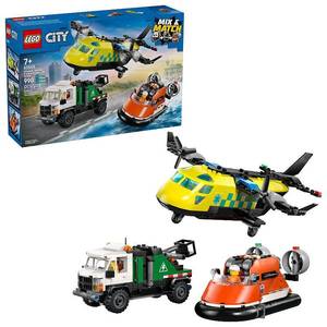 LEGO City Airplane, Service Truck & Hovercraft 60505 | Retail $56.99