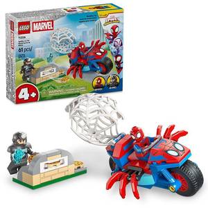 lot 18169 image: LEGO Marvel Spidey and His Amazing Friends Motorcycle vs. Rhino 11206