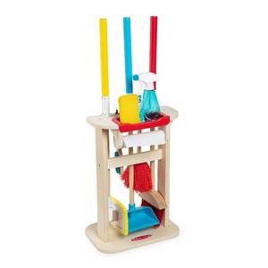 lot 18176 image: Melissa & Doug Deluxe Sparkle & Shine Cleaning Play Set