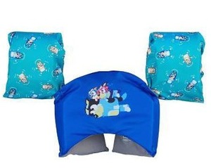 lot 18184 image: SwimWays Swim Trainer Life Vest Kids 33-55 lbs