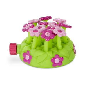 lot 18194 image: Melissa & Doug Plastic Flower Sprinkler with Hose Attachment