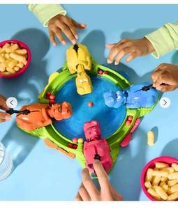 lot 18208 image: Hungry Hungry Hippos Board Game Ages 4