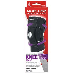 lot 18219 image: Mueller Adjustable Hinged Knee Brace