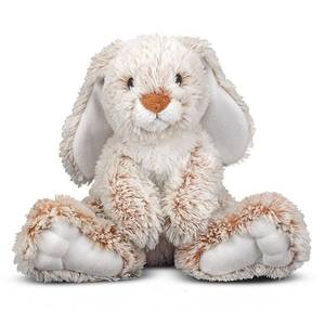 lot 18231 image: Melissa & Doug Burrow Bunny Rabbit Stuffed Animal 9in