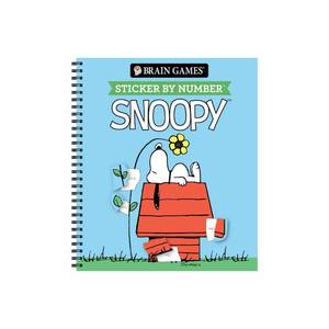 lot 18246 image: Brain Games Sticker by Number Snoopy