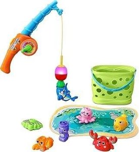 lot 18248 image: Fishing Game Toy Pole Rod Set w Bucket & Figures