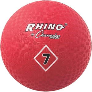 lot 18253 image: Champion Sports 7 Inch Playground Ball PG7RD